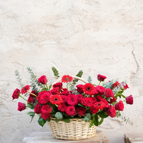 love basket rose